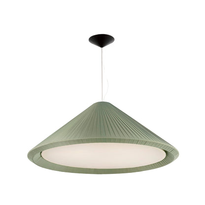 Colgante Saigon IN Textil Verde Oliva FARO, lámpara de diseño 20130