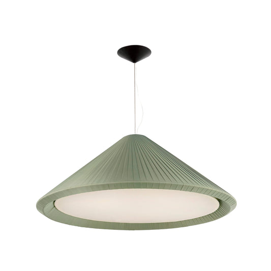 Colgante Saigon IN Textil Verde Oliva FARO, lámpara de diseño 20130