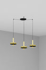 Colgante WHIZZ Diseño Oro Negro FARO 20161-3L