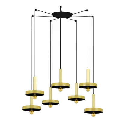 WHIZZ Colgante Diseño Faro - Oro/Negra | FARO · Ref. 20161-7L