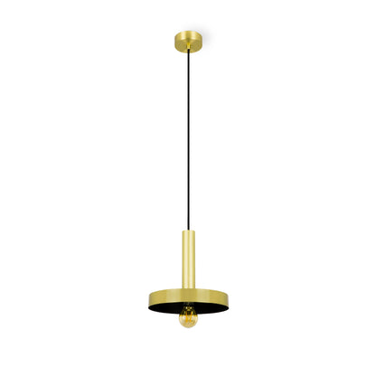 WHIZZ Colgante Oro Satinado y Negro FARO 20161