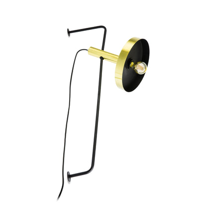 Aplique WHIZZ Oro Negro FARO, diseño moderno 20165-96