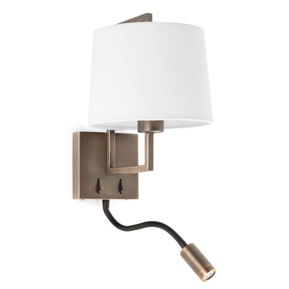 Aplique con Lector LED FRAME FARO 20173-01 para dormitorio