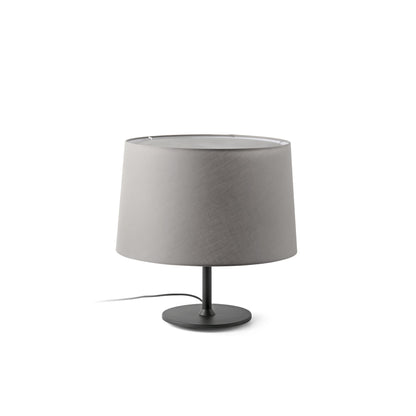 Lámpara de sobremesa Windsor Textil Gris Faro 20225-130 para ambiente acogedor