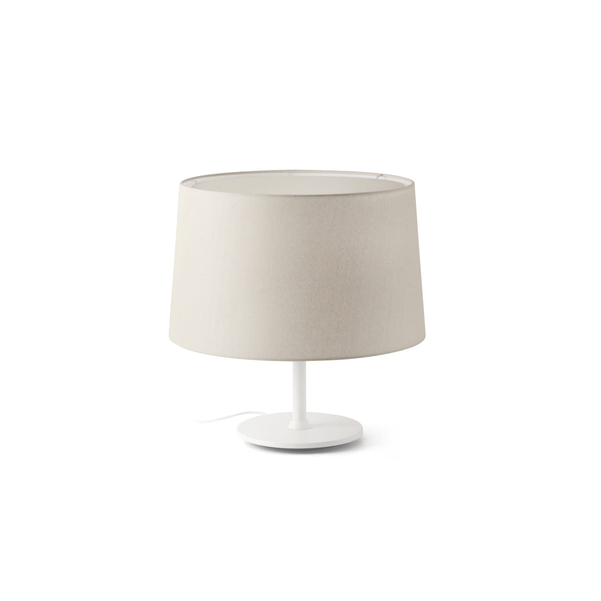 Lámpara de Sobremesa Windsor 51 cm Pantalla de Lino Blanco Roto Faro - vista principal | FARO · Ref. 20226-151