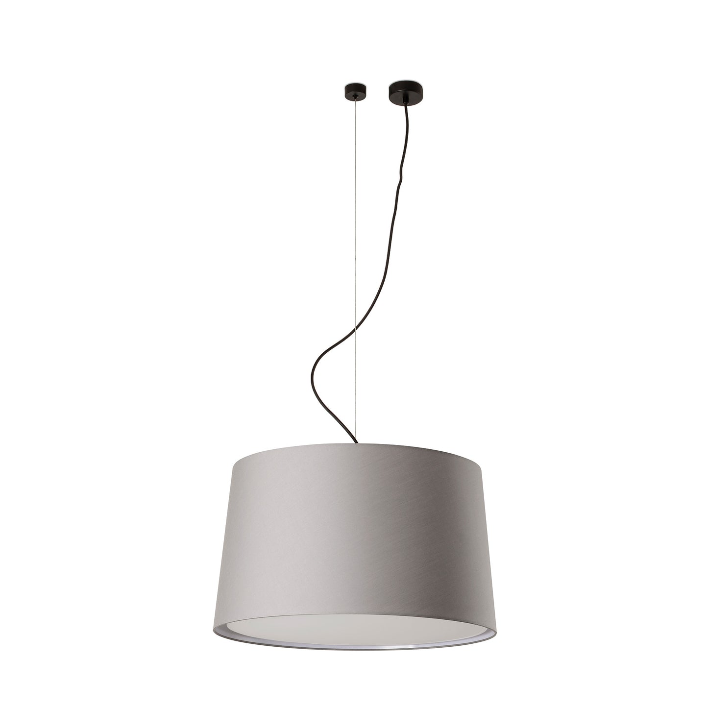 Colgante Windsor Negra y Gris FARO para salón comedor, diseño moderno