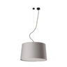 Colgante Windsor Negra y Gris FARO para salón comedor, diseño moderno