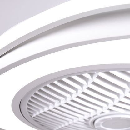 Detalles del Ventilador de Techo LUMIT GENEVA (Ref: 202596001) Blanco, 5 Aspas, 70W LED 3454lm,  Control Remoto y App Smart Elfin - Interlusa LUZGURÚ
