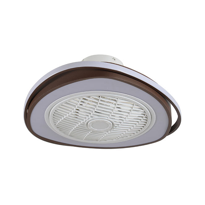 Ventilador de Techo LUMIT GENEVA Marrón - 5 Aspas, Luz LED Regulable - LUZGURÚ