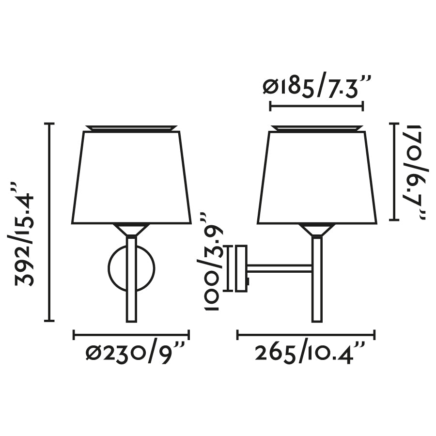 Aplique de pared con luz suave ideal para salón