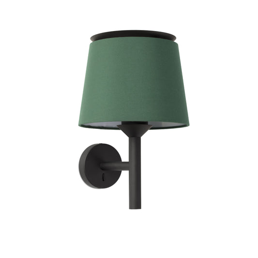 Aplique de Pared Savoy Negro y Verde Diseño Isaac Piñeiro FARO - vista principal | FARO