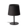 Lámpara de sobremesa SAVOY FARO con pantalla textil negra, ref. 20305-83