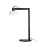TATAWIN Sobremesa Cristal Blanca Faro, lámpara de escritorio moderna 20337-116