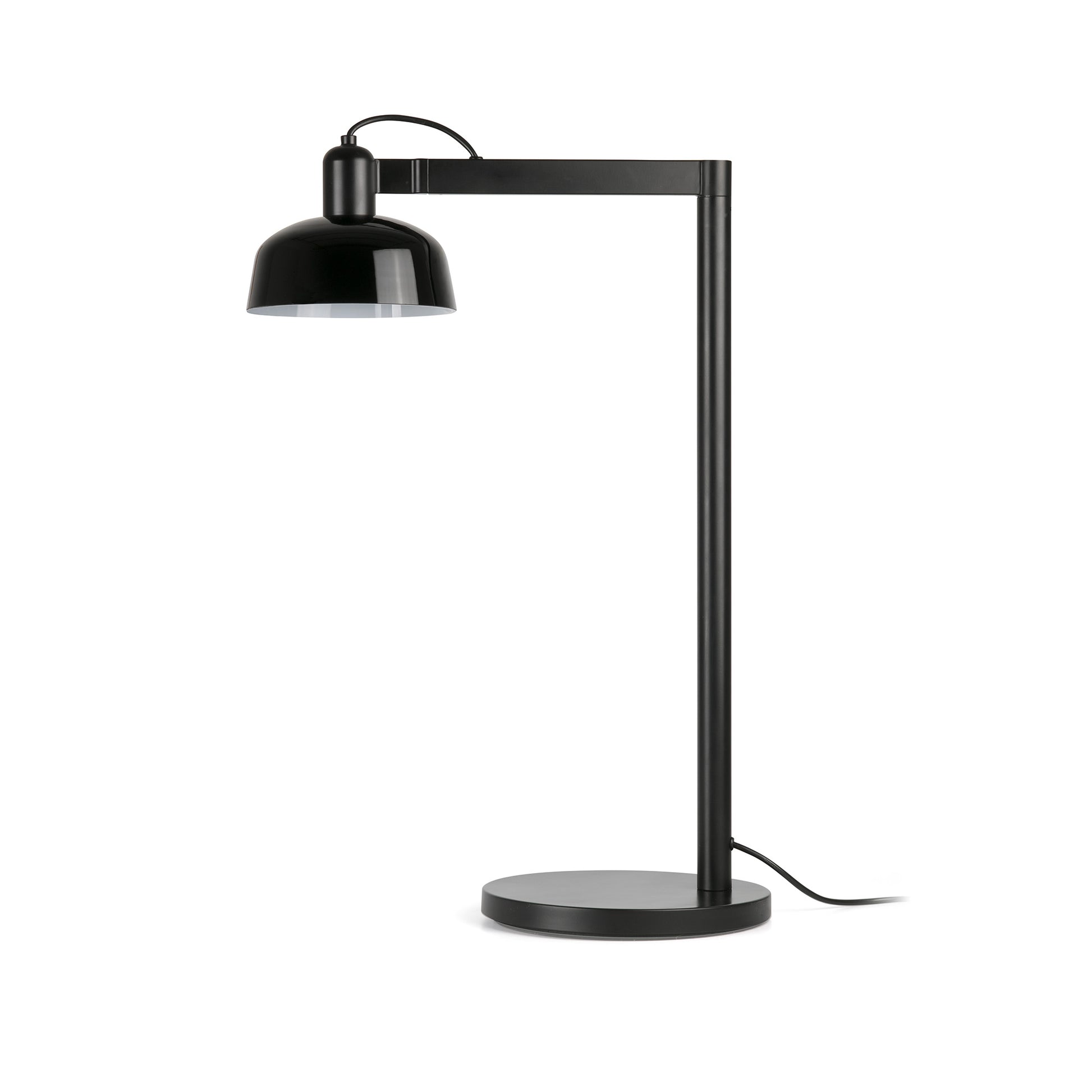 Lámpara de mesa TATAWIN Sobremesa Negra Diseño Faro, LuzGuru
