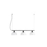 Colgante Lineal Tatawin M Cristal Blanco Faro 20338-119 para interior