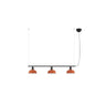 TATAWIN Lámpara Colgante Naranja Rojizo FARO 20338-143 de diseño clásico