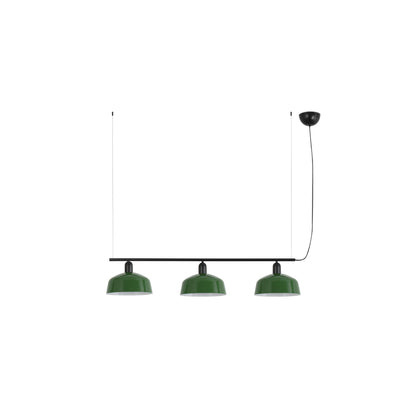 Lámpara colgante Tatawin 3 luces FARO verde clásico, referencia 20338-149