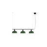 Lámpara colgante Tatawin 3 luces FARO verde clásico, referencia 20338-149