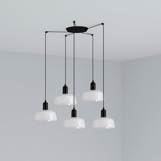 Lámpara Colgante Tatawin S 5 Luces Cristal Opal FARO - vista principal | FARO