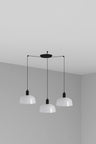 Tatawin M Colgante Cristal Blanco Faro 20340-119-3L para interior