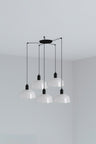Tatawin M Colgante Cristal Blanco 5 Luces Faro 20340-119-5L