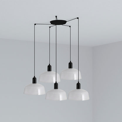 Vista previa del modelo 3D y realidad aumentada de Lámpara Colgante Tatawin 5L Cristal FARO