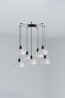 Tatawin M Colgante Cristal Opal 7 Luces FARO diseño moderno. Ref: 20340-119-7L