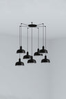 Tatawin Colgante Diseño Clásico Negro Faro 20340-141-7L para comedor