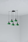 Tatawin Colgante Verde Clásico Faro 20340-144-5L, lámpara de diseño atemporal