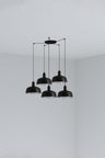 Tatawin Colgante Metálico Negro Diseño Clásico FARO 20340-146-5L