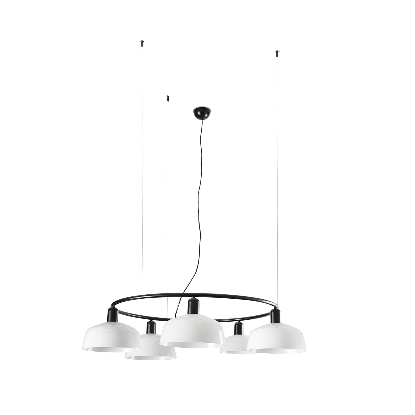 Tatawin M Colgante Cristal Blanco FARO Diseño Moderno 20343-119-5L
