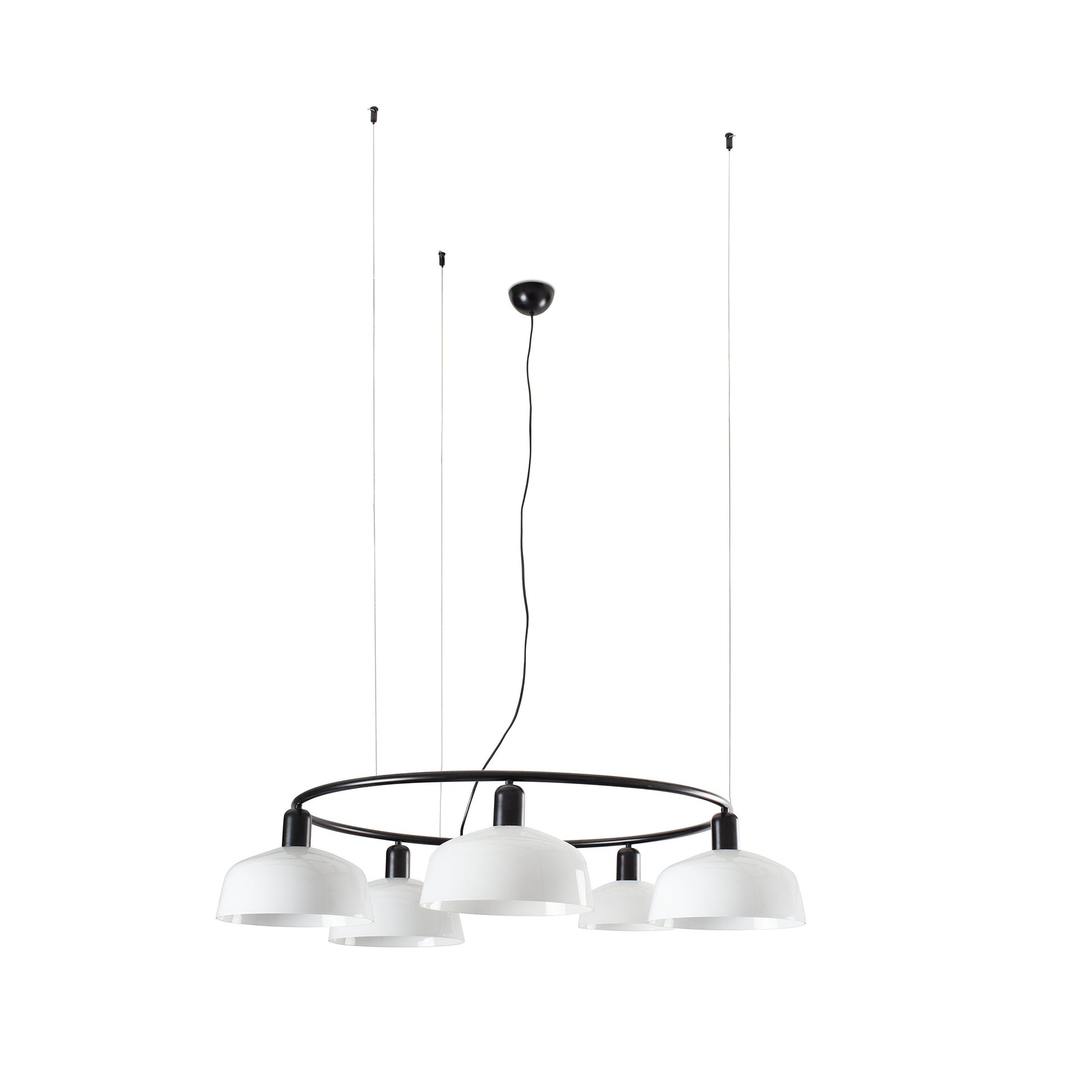 Tatawin M Colgante Cristal Blanco FARO Diseño Moderno 20343-119-5L