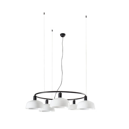 Tatawin M Colgante Cristal Blanco FARO Diseño Moderno 20343-119-5L