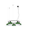 Tatawin Lámpara Colgante Circular Verde Faro, diseño clásico y atemporal. Ref: 20343-149-5L