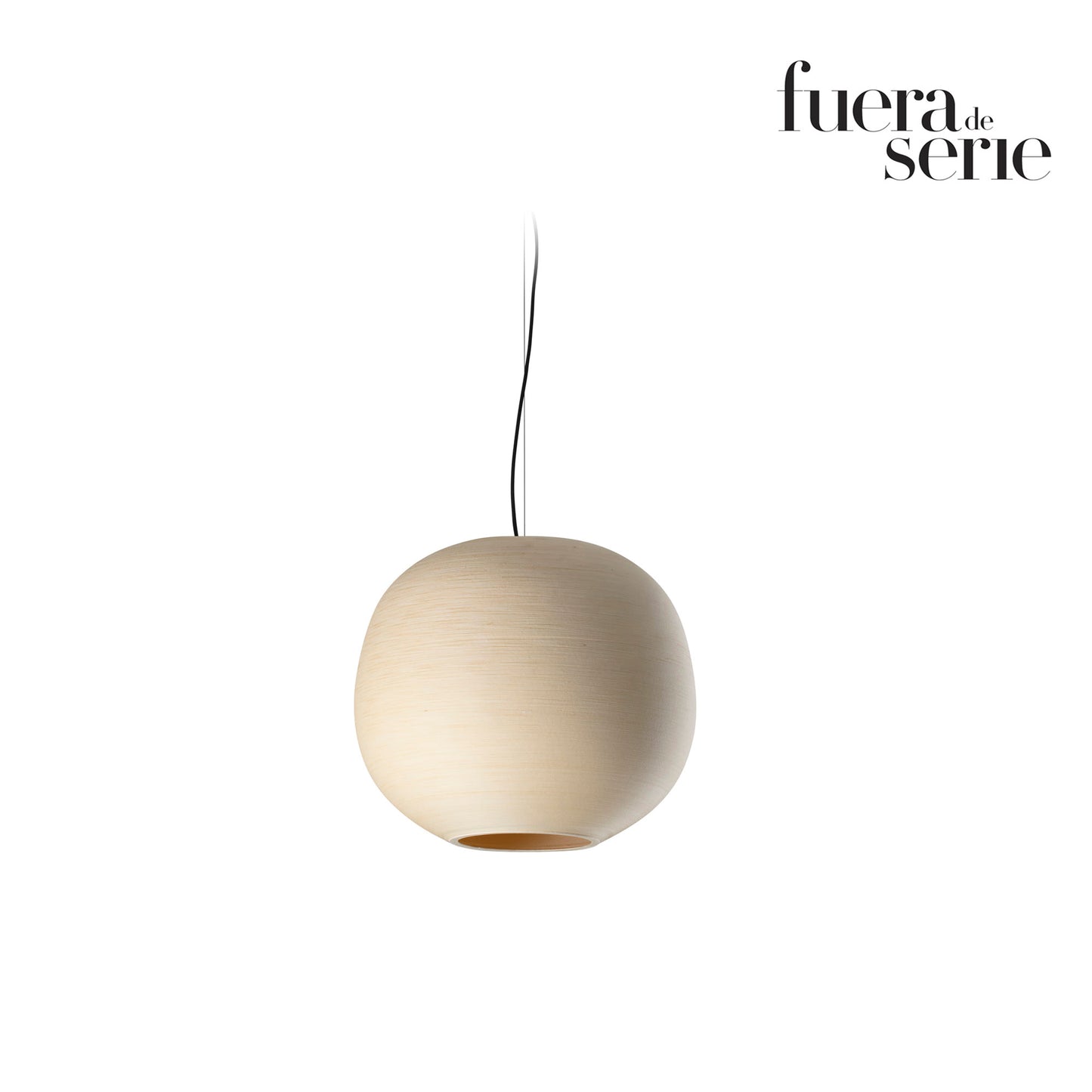 Lámpara Colgante TIERRA 500 Ecológica Faro, diseño natural y sostenible. Ref: 20401
