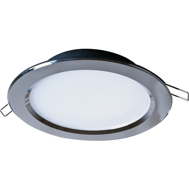 Downlight Empotrable LED INTEGO CLASSIC 19,2 cm Cromo 11W 4000K Interlusa - Vista frontal principal en fondo blanco | LuzGurú