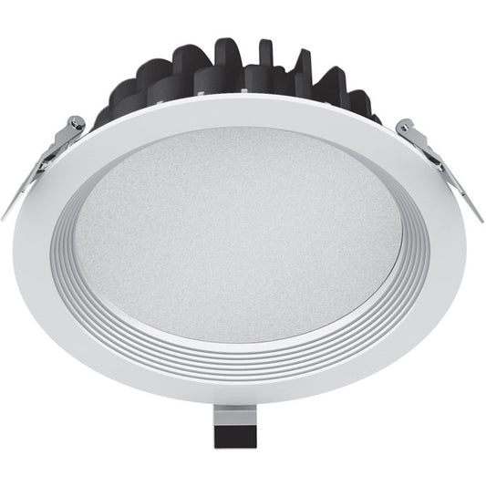 Downlight Empotrable LED INTEGO PRO 23W 20cm Blanco TechTouch Interlusa - Vista frontal principal en fondo blanco | LuzGurú
