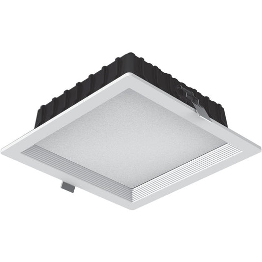 Downlight Empotrable INTEGO PRO 32W LED 1880lm 6400K 22cm Blanco TECHTOUCH Interlusa - Vista frontal principal en fondo blanco | LuzGurú