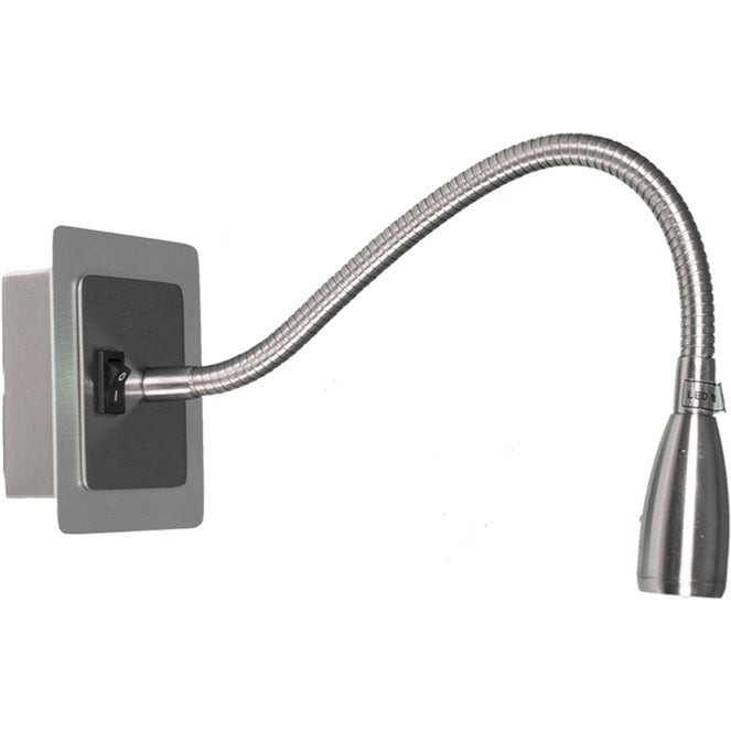 Aplique LED Margarida Níquel LUMIT 2079*05*1*3W LED para interior