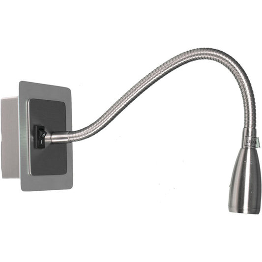 Aplique LED Margarida Níquel LUMIT 2079*05*1*3W LED para interior