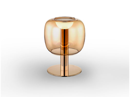 Lámpara de Sobremesa Icon 20 cm Oro y Ámbar LED Schuller - vista principal | Schuller