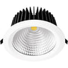 Downlight Empotrable INTEGO MARVEL redondo LED 80W Interlusa en blanco, ideal para iluminación técnica de grandes espacios.