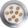 Downlight Empotrable RED redondo Interlusa 9x1W LED 30° Níquel para iluminación técnica