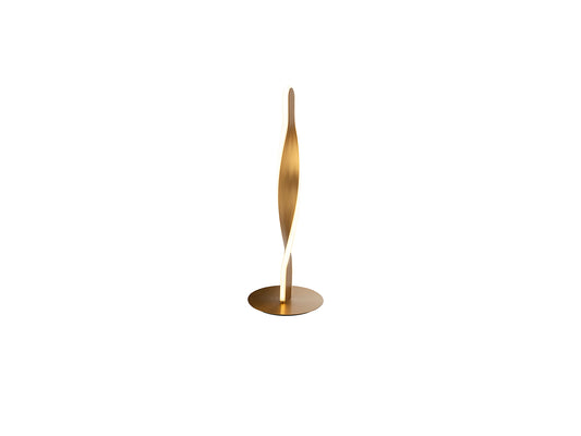 Lámpara de Sobremesa LED Twist 45 cm Oro Cepillado Schuller - vista principal | Schuller