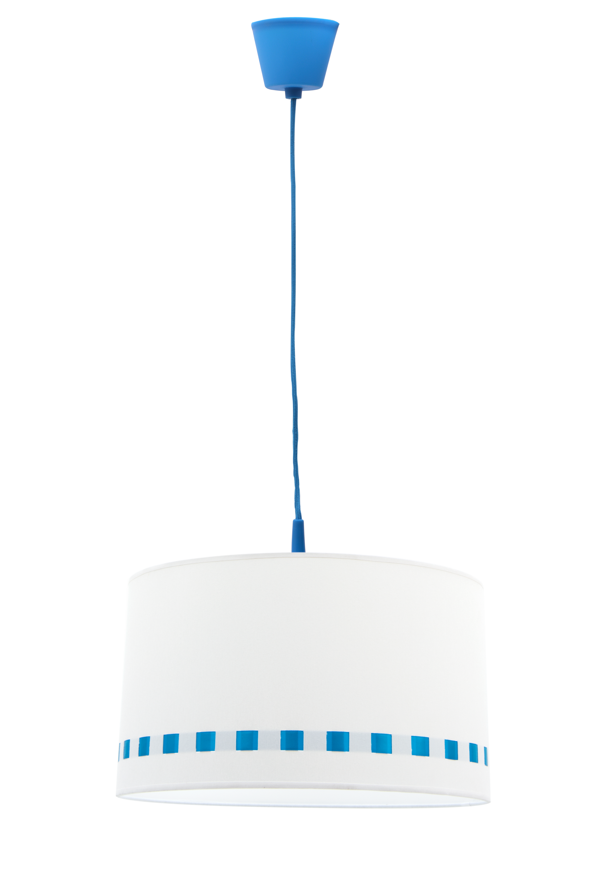 Colgante Lacito Azul para habitación infantil, Fabrilamp, luzguru.com