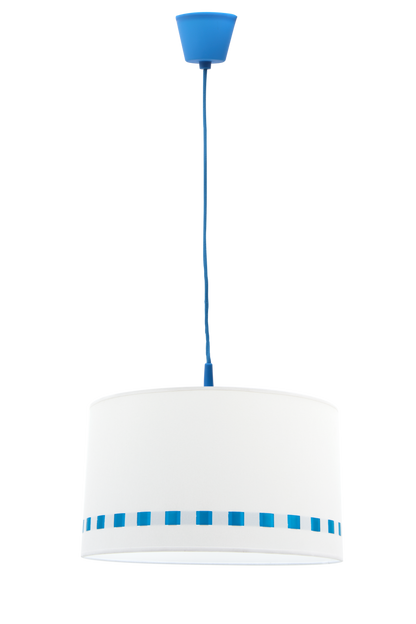 Colgante Lacito Azul para habitación infantil, Fabrilamp, luzguru.com