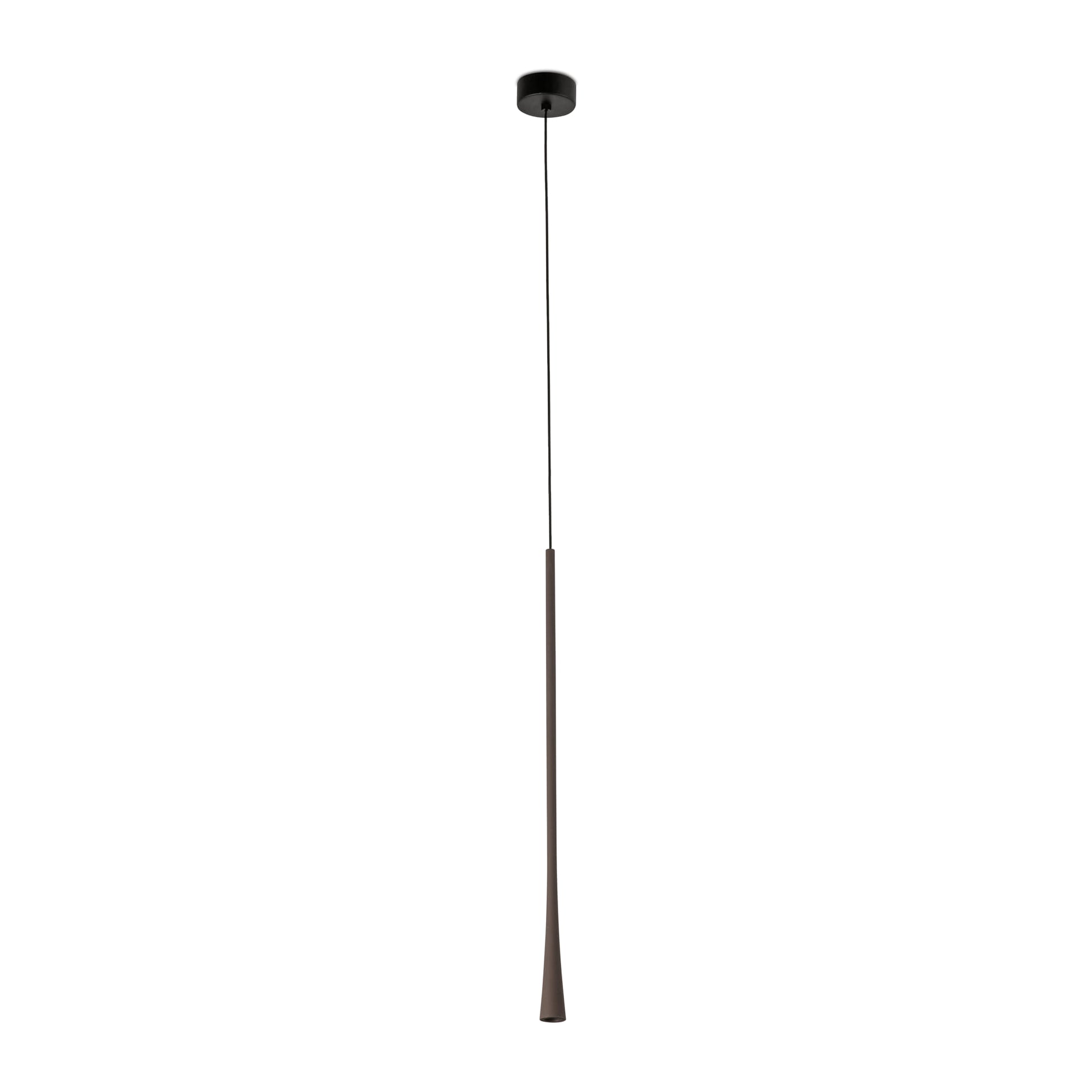 Lámpara colgante DIANA 600 minimalista marrón Faro 22012