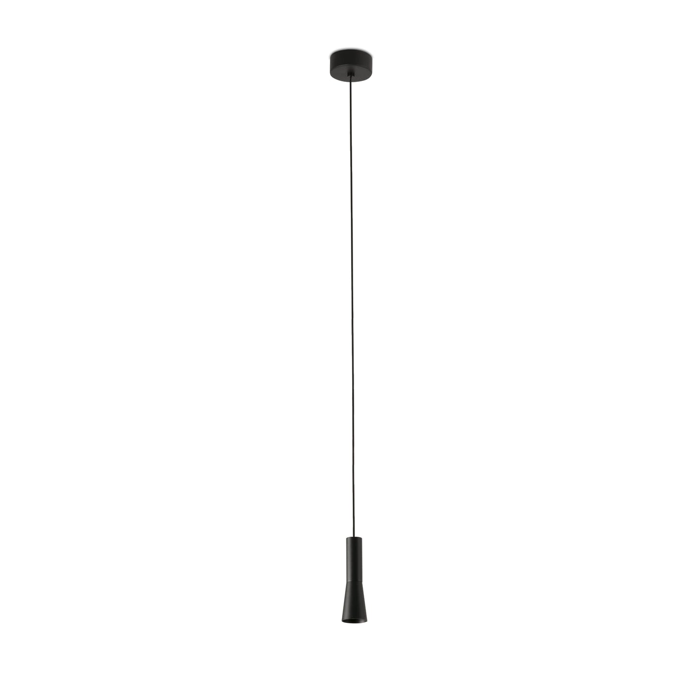 NINA Colgante Diseño Minimalista Negro Mate FARO 22023