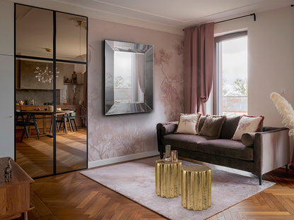 Mesa Auxiliar Estriada Dorada - Oro Patinado - Schuller - 409124 - Vista 2