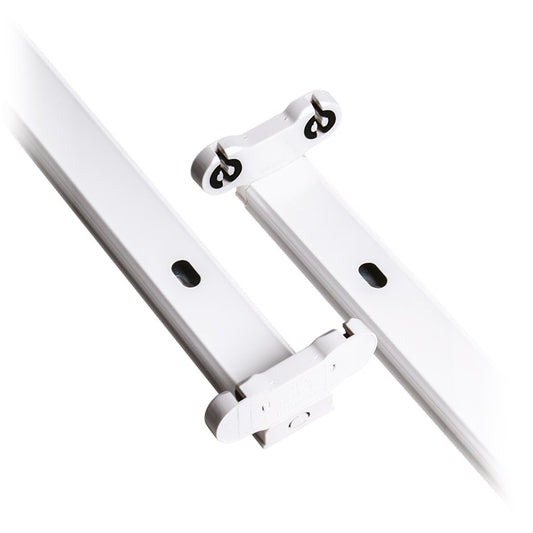 Regleta LED BATTEN 120 cm Blanco Interlusa - Vista frontal principal en fondo blanco | LuzGurú